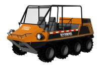 中小型水陸兩棲救援車（8×8，64KW，原地轉向）